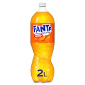 Refresco de naranja zero Fanta botella 2 l