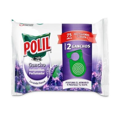 Colgador antipolillas perfume lavanda Polil bolsa 2 unidades-0
