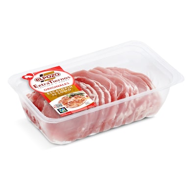 Escalopín de lomo de cerdo marinado Elpozo Extratiernos bandeja 600 g aprox.-0
