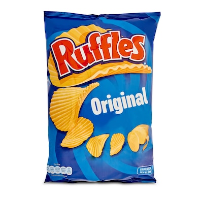 Patatas fritas onduladas Ruffles bolsa 160 g-0