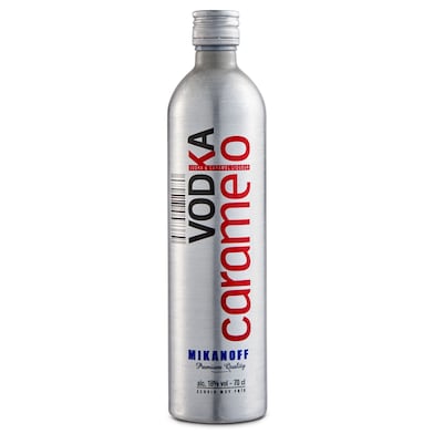 Vodka con sabor a caramelo Mikanoff botella 70 cl-0