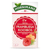 Infusión frutal frambuesa y rooibos Hornimans caja 20 unidades