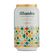Cerveza lager singular Alhambra lata 33 cl
