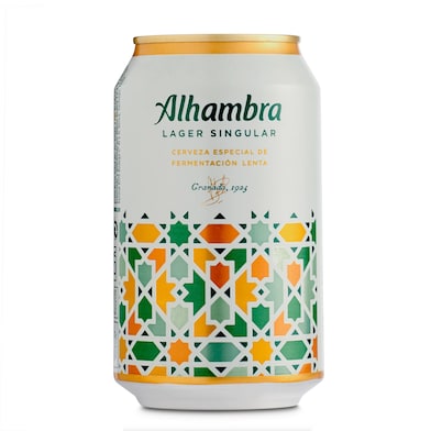 Cerveza lager singular Alhambra lata 33 cl-0