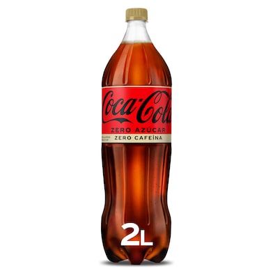 Refresco de cola zero zero Coca-Cola botella 2 l-0