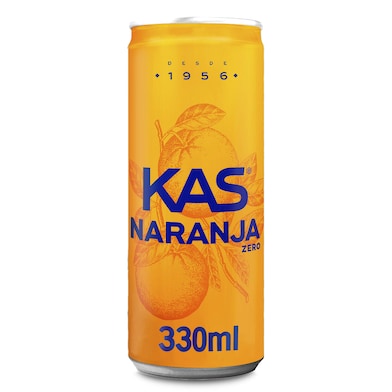 Refresco de naranja zero Kas lata 33 cl-0