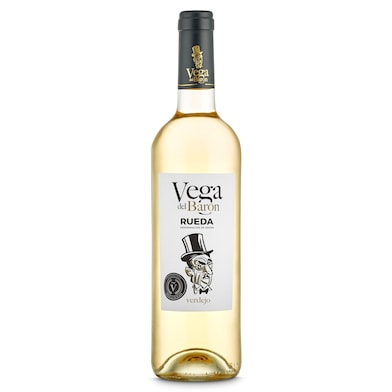 Vino blanco verdejo D.O. Rueda Vega del Báron botella 75 cl-0