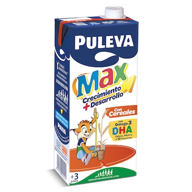 Bebida láctea con cereales crecimiento y desarrollo Puleva brik 1 l-0