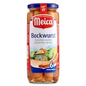 Salchichas cocidas bockwurst Meica frasco 250 g