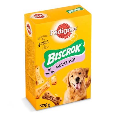 Snack para perros Pedigree Biscrok caja 500 g-0