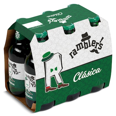 Cerveza lager Ramblers de Dia botella 6 x 25 cl-0