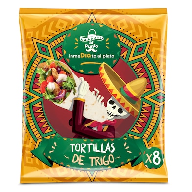 Tortillas trigo Al Punto Dia bolsa 320 g-0
