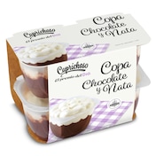 Copa de chocolate y nata Caprichoso Dia pack 4 x 115 g