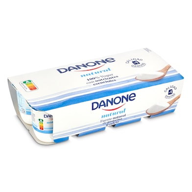 Yogur natural Danone pack 8 x 120 g-0