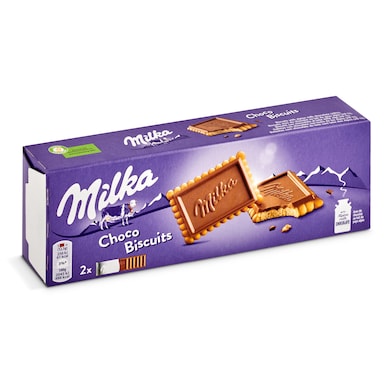 Galletas con chocolate con leche Milka caja 150 g-0