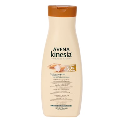 Gel de ducha con serum de avena Kinesia frasco 650 ml-0