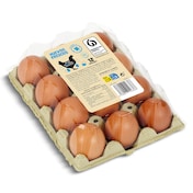 Huevos frescos categoría A clase M Dia bandeja 12 unidades