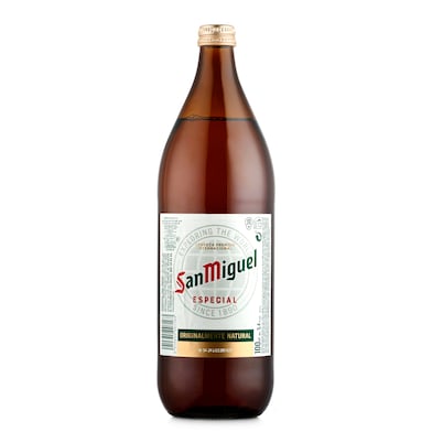 Cerveza San Miguel botella 1 l-0