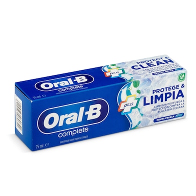 Pasta dentífrica complete con enjuague bucal Oral-B tubo 75 ml-0