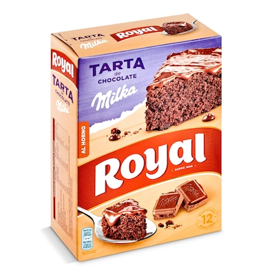Preparado para tarta de chocolate milka Royal caja 350 g-0