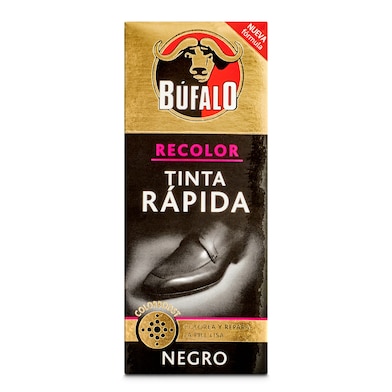 Tinta rápida para zapatos color negro Bufalo 25 ml-0