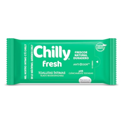 Toallitas íntimas fresh Chilly bolsa 12 unidades-0