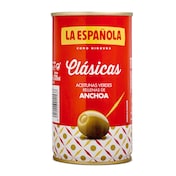 Aceitunas rellenas de anchoa La española lata 150 g