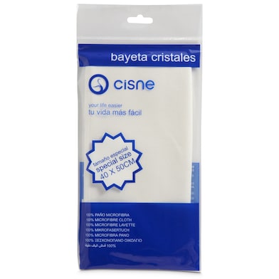 Bayeta microfibra especial cristales Cisne bolsa 1 unidad-0