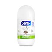 Desodorante roll-on natur protect piel normal Sanex bote 50 ml