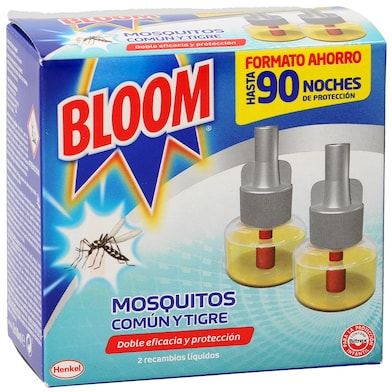 Insecticida eléctrico anti mosquitos Bloom caja 2 unidades-0