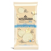 Tortitas de arroz integral con chocolate blanco Naturmundo de Dia bolsa 130 g