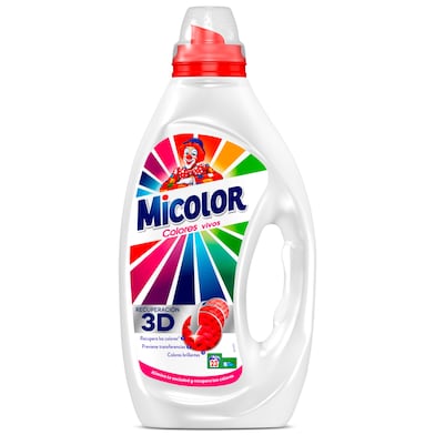 Detergente gel colores puros Micolor botella 23 lavados-0