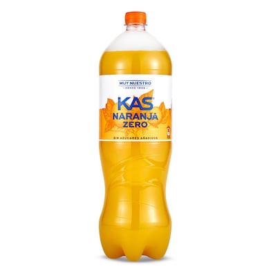 Refresco de naranja zero Kas botella 2 l-0