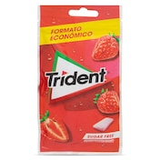 Chicles sabor fresa sin azúcar Trident bolsa 43 g