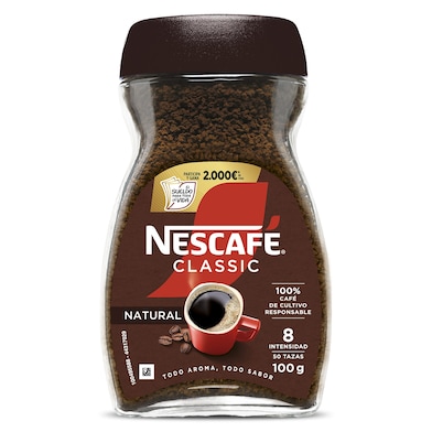 Café soluble natural Nescafé frasco 100 g-0