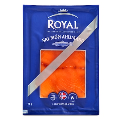 Salmón ahumado Royal sobre 75 g-0