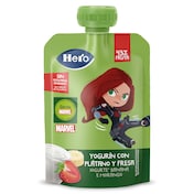 Yogur con plátano y fresa Hero bolsa 100 g