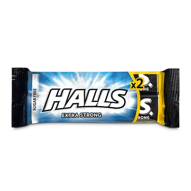 Caramelos sabor menta extra fuerte Halls bolsa 2 x 32 g-0