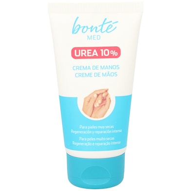 Crema de manos urea 10% para pieles muy secas Bonté Med de Dia tubo 75 ml-0
