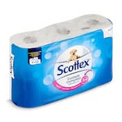 Papel higiénico megarrollo Scottex bolsa 6 unidades