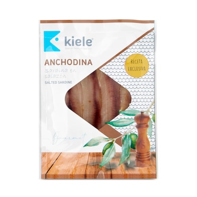 Filetes de sardina anchoada en salazón Kiele bandeja 50 g-0