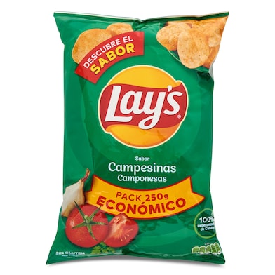 Patatas fritas sabor campesina Lay's bolsa 250 g-0