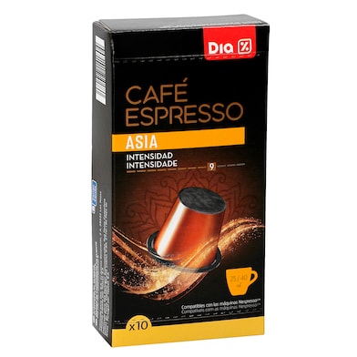 Café en cápsulas expresso Asia Dia caja 10 unidades-0