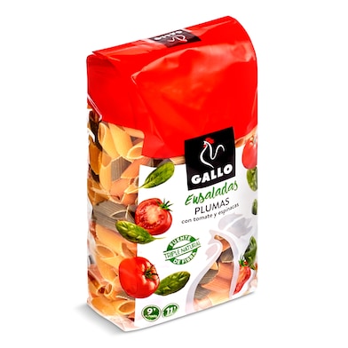 Plumas con tomate y espinacas Gallo bolsa 450 g-0
