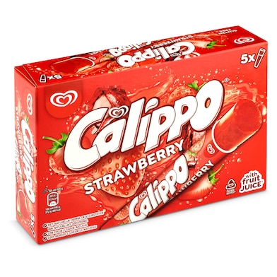 Helado sabor fresa 5 unidades Calippo caja 525 g-0