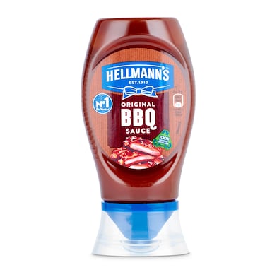 Salsa barbacoa Hellmanns bote 250 ml-0