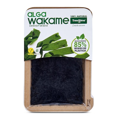 Alga wakame 100% natural Trevijano bandeja 50 g-0