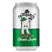Cerveza lager Ramblers de Dia lata 33 cl