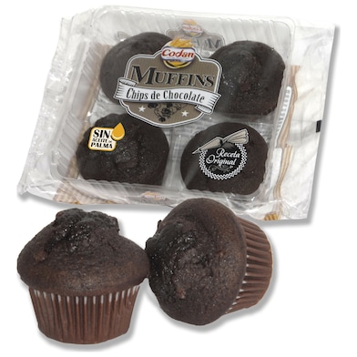 Muffins de chocolate Codan blister 300 g-0