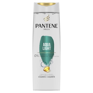 Champú aqua light cabello fino nutrido Pantene botella 360 ml-0